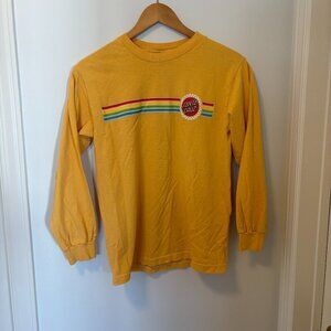 SANTA CRUZ long sleeved shirt Yellow Skateboard Size: Small